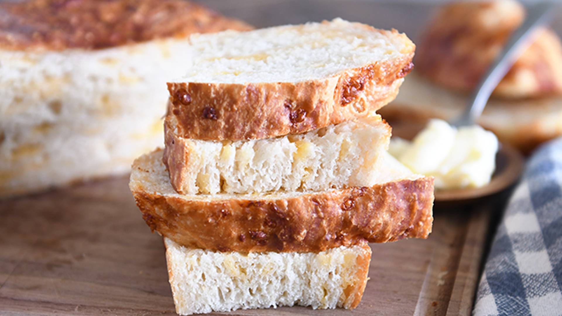 Cheesy peasant bread