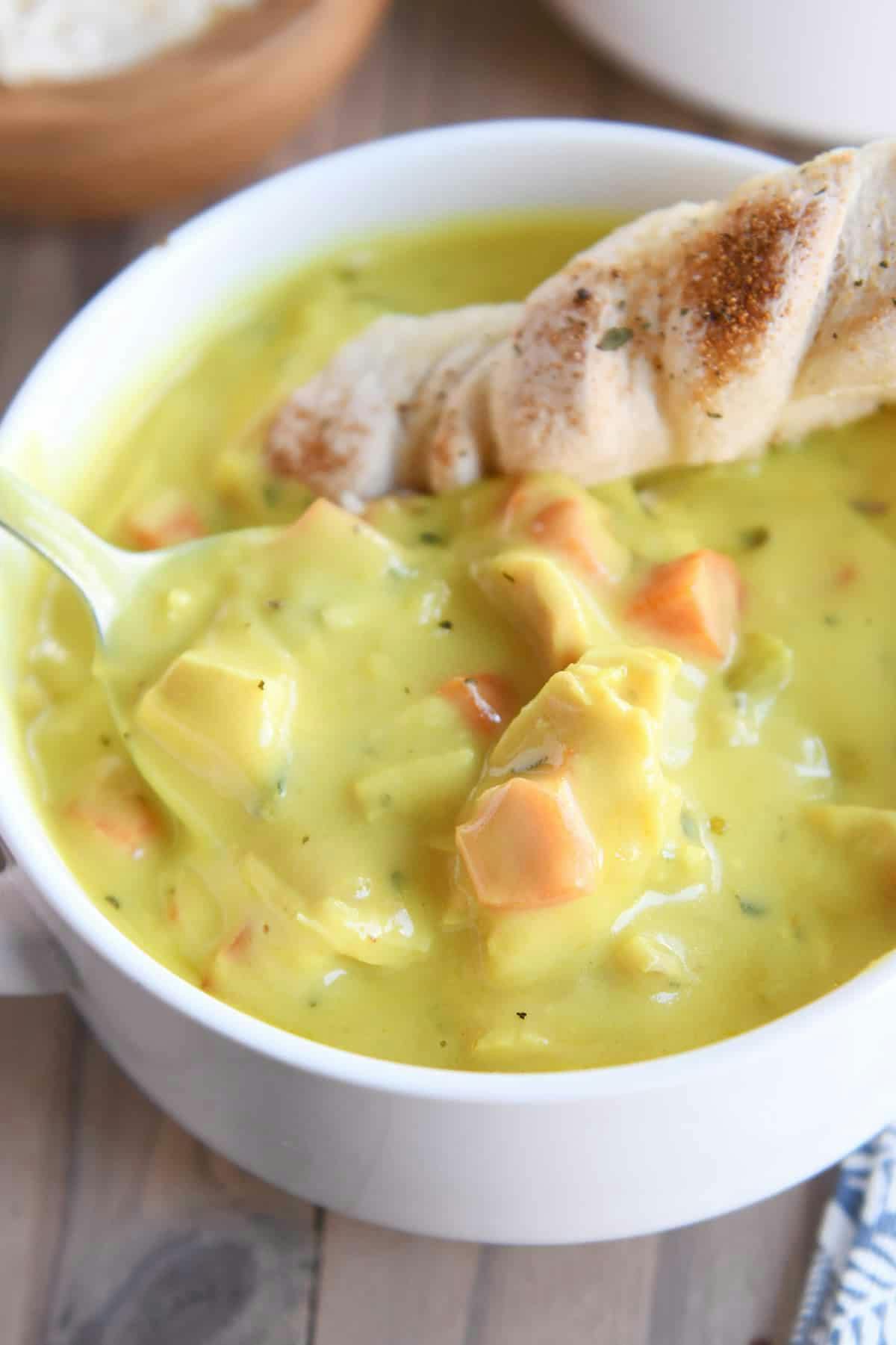 creamy chicken soup