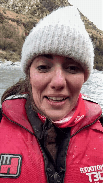 Me in a jet boat