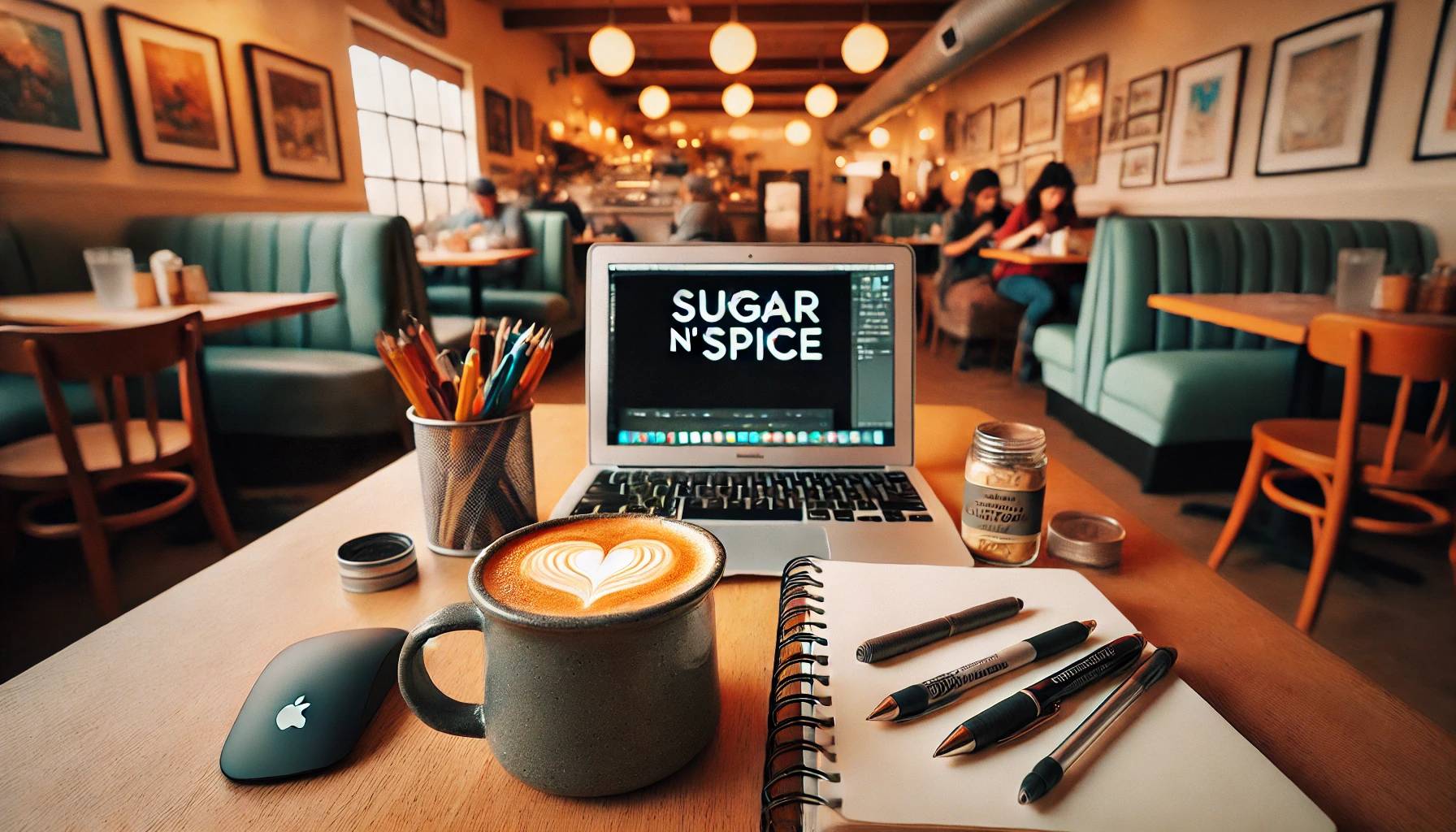 Ai generated example of my writing ritual tips in image form.