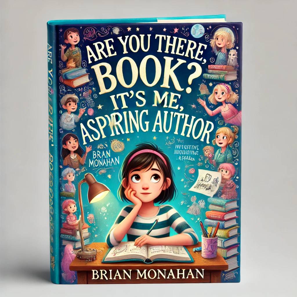 Parody Cover of book Are You There Book, It's Me Aspiring Author