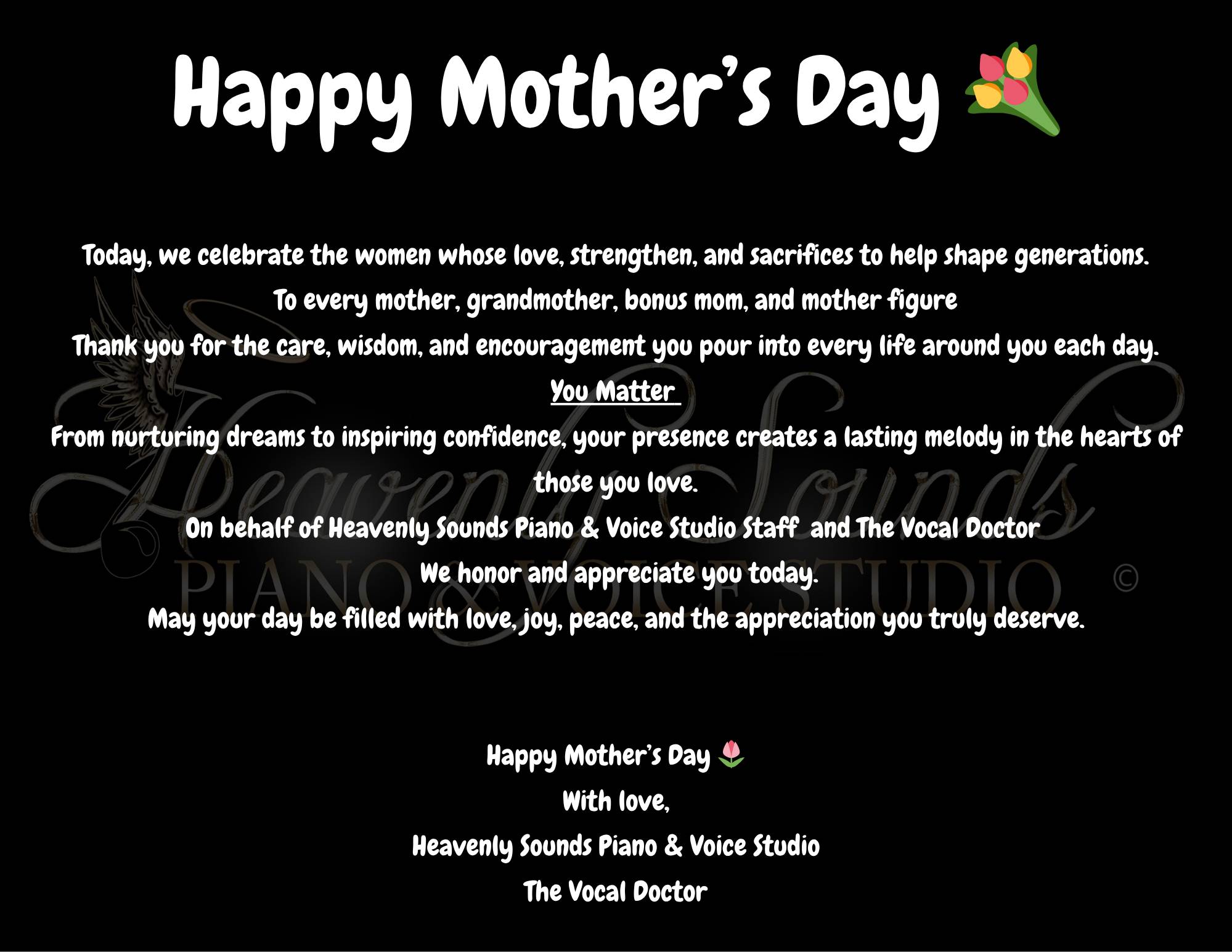 Today, we celebrate the women whose love, strengthen, and sacrifices to help shape generations. To every mother, grandmother, bonus mom, and mother figure Thank you for the care, wisdom, and encouragement you pour into every life around you each day. You 