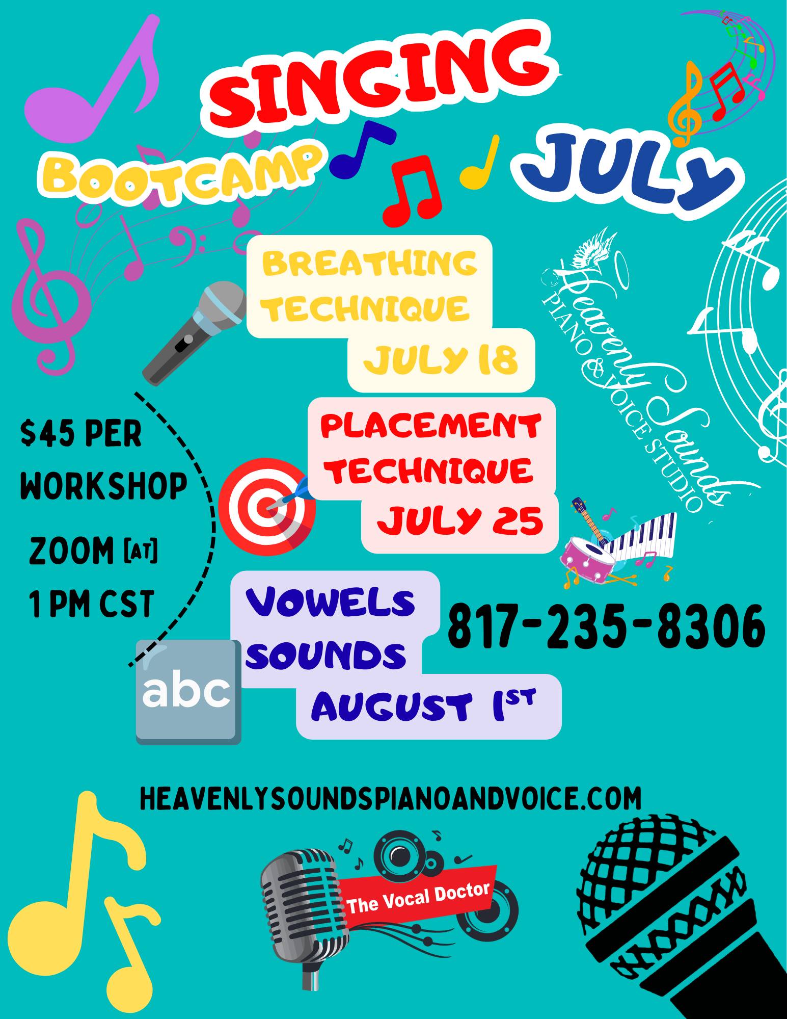 Heavenly Sounds Piano & Voice Studio  Placement Technique 