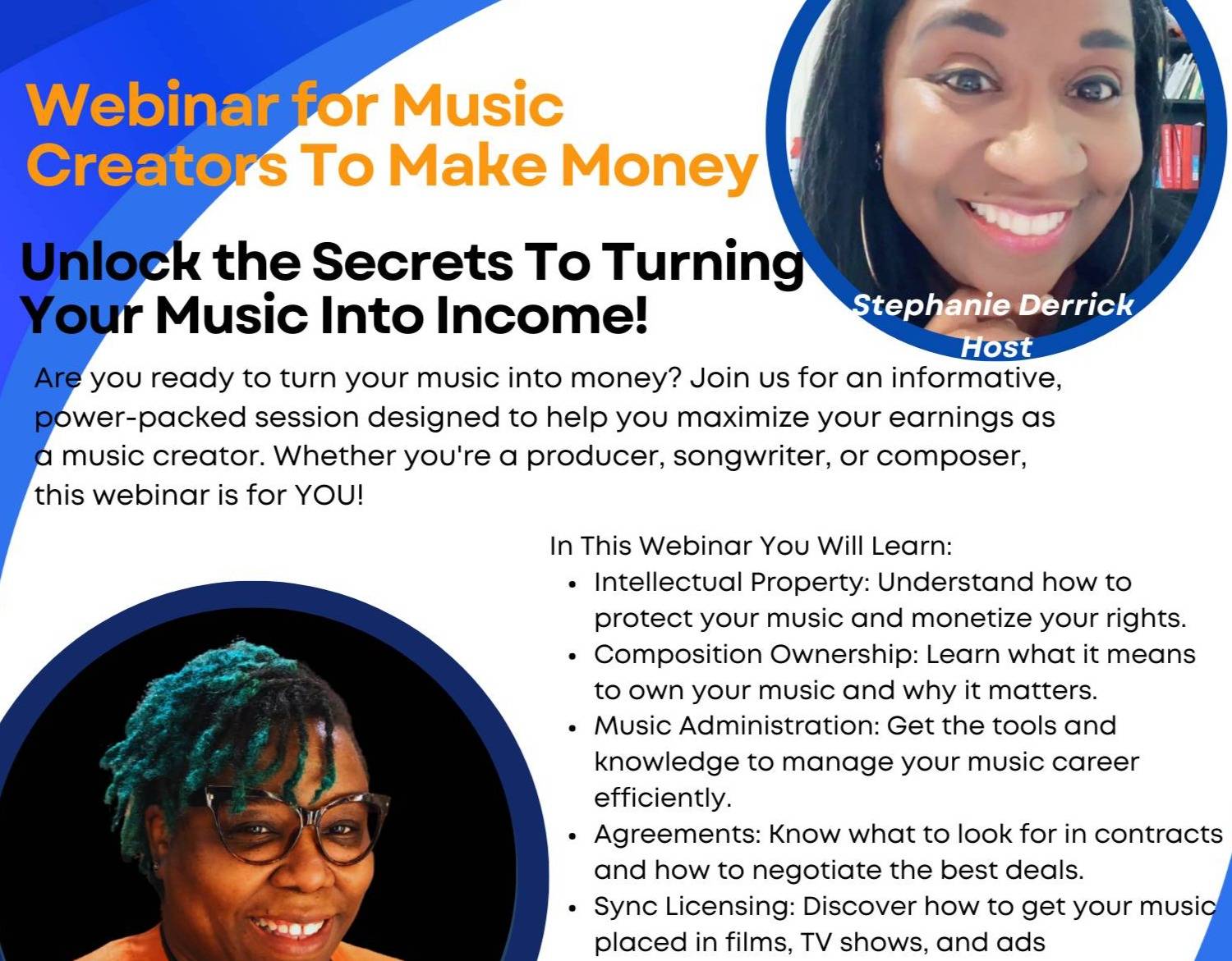 Webinar for Music Creators to make money