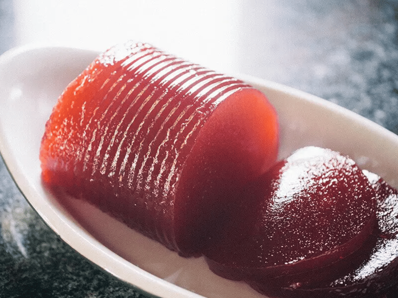 Molded cranberry jelly