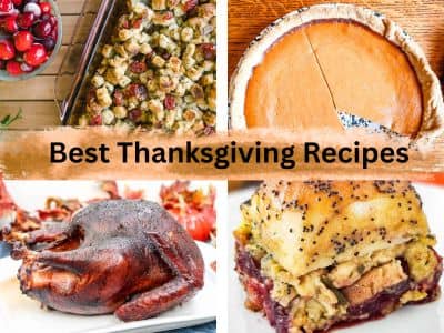 Best Thanksgiving Recipes - Cranberry Stuffing, Pumpkin Pie, Smoked Turkey and Turkey Sliders