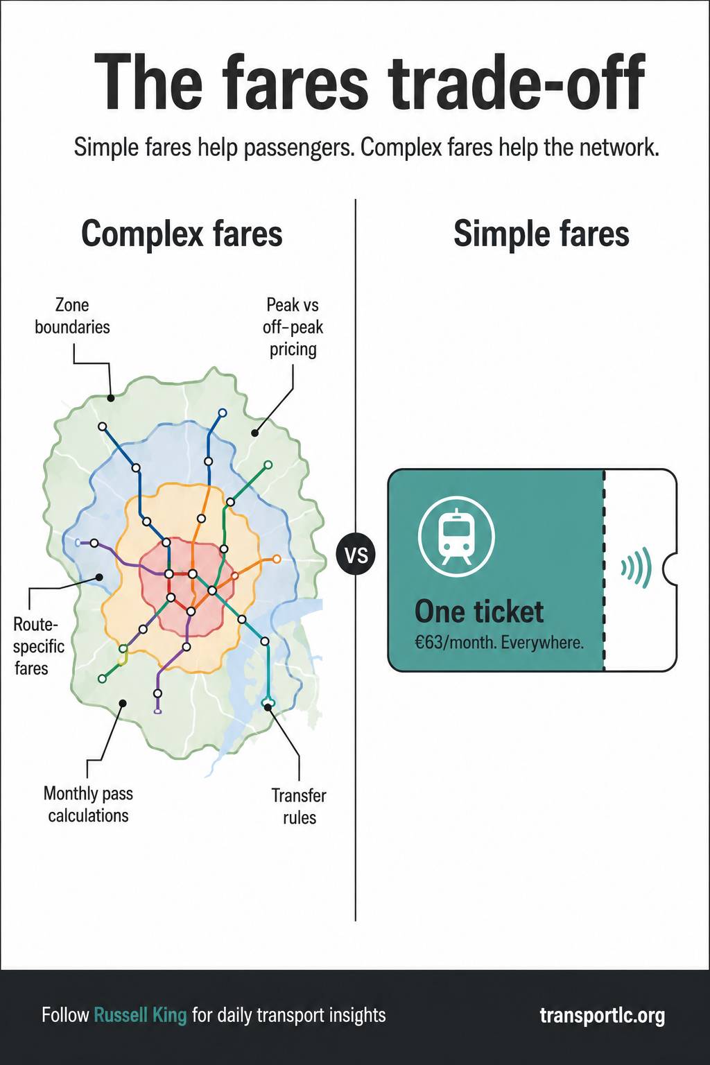 The Simplicity–Efficiency Trade-Off Every Transit Agency Faces