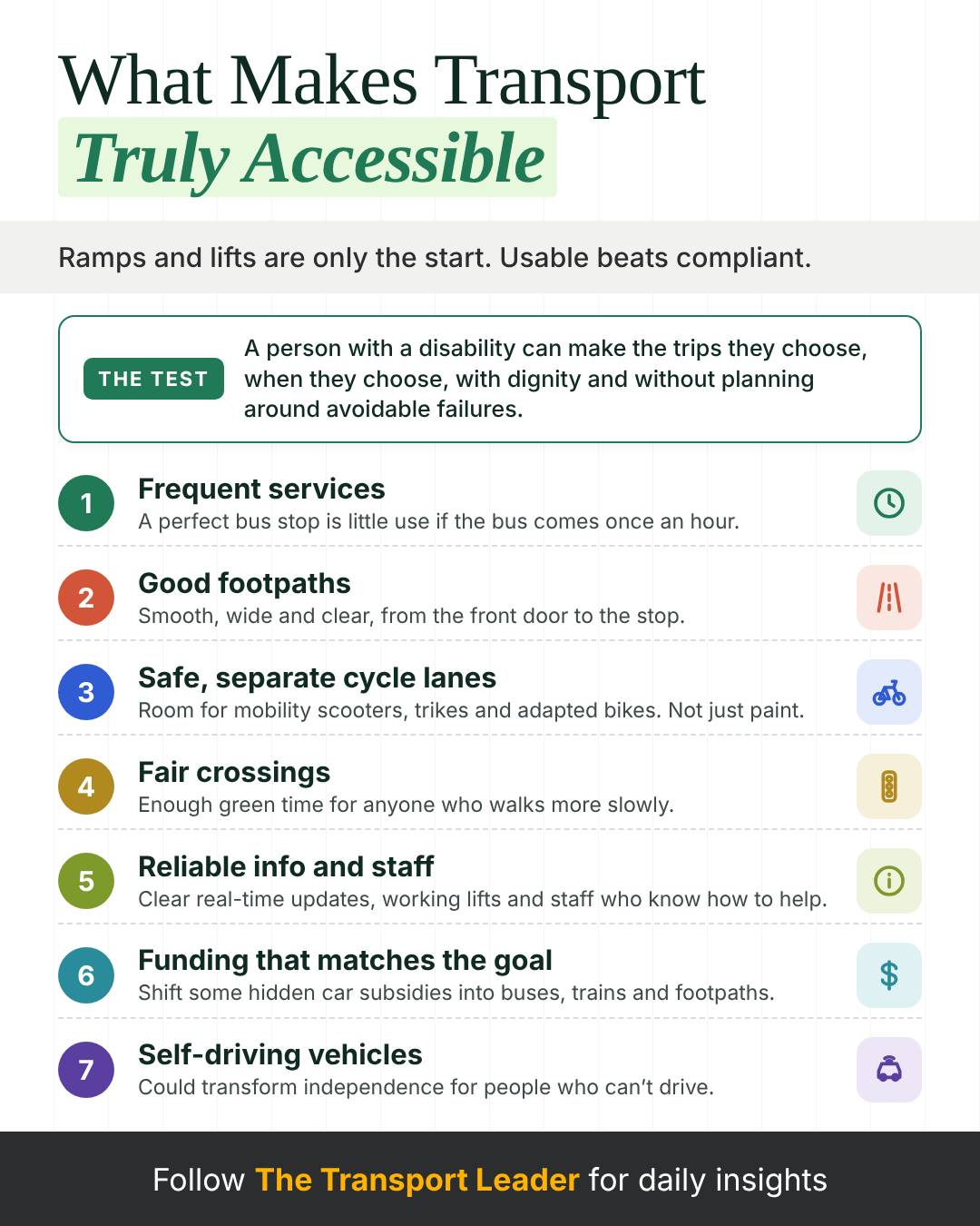 Why “Accessible” Transport Will Continue to Fail People with Disabilities