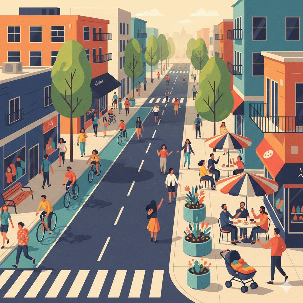 The Complex Role of Transport in Street Vitality