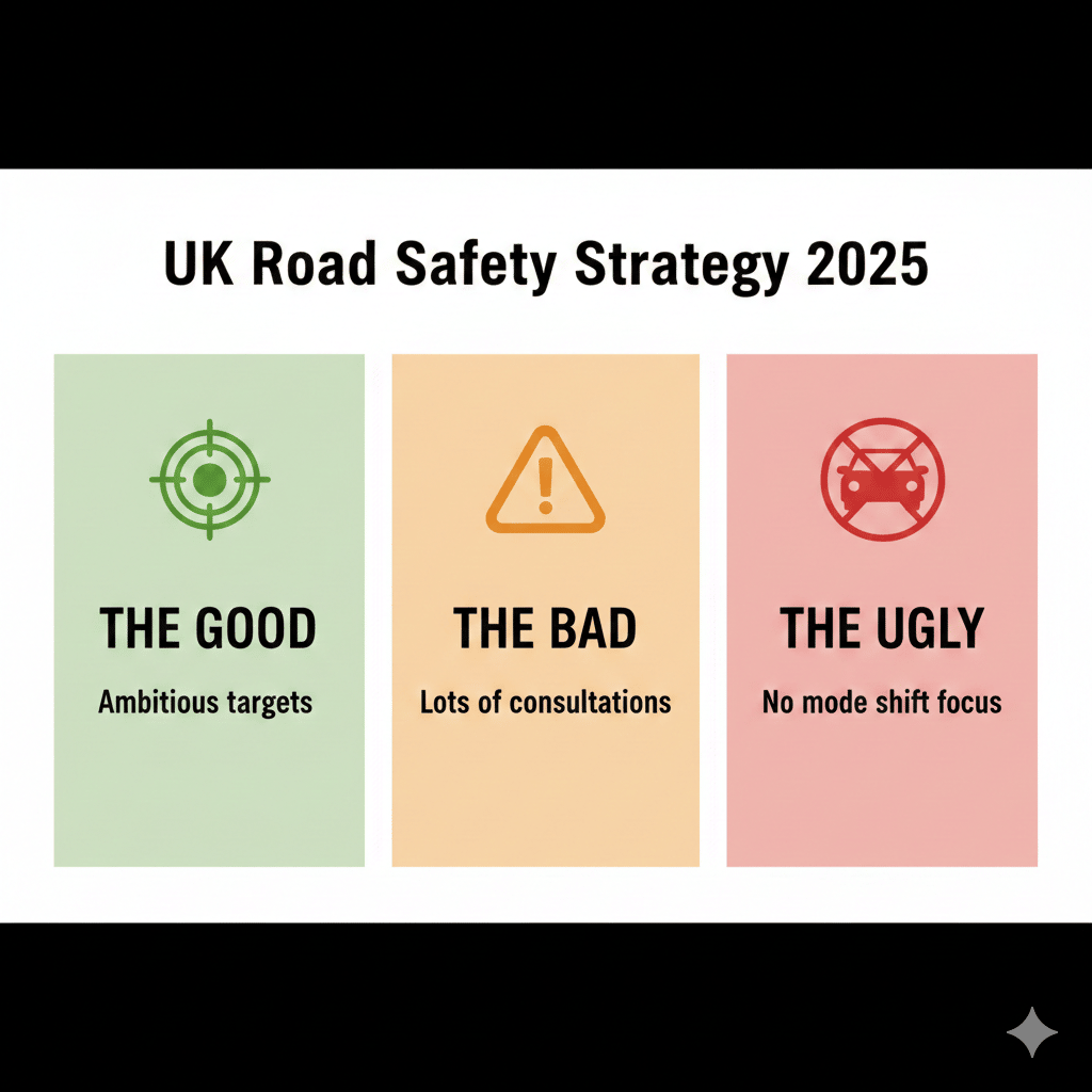 UK's New Road Safety Strategy: Ambitious Targets, But Will Actions Match Words?
