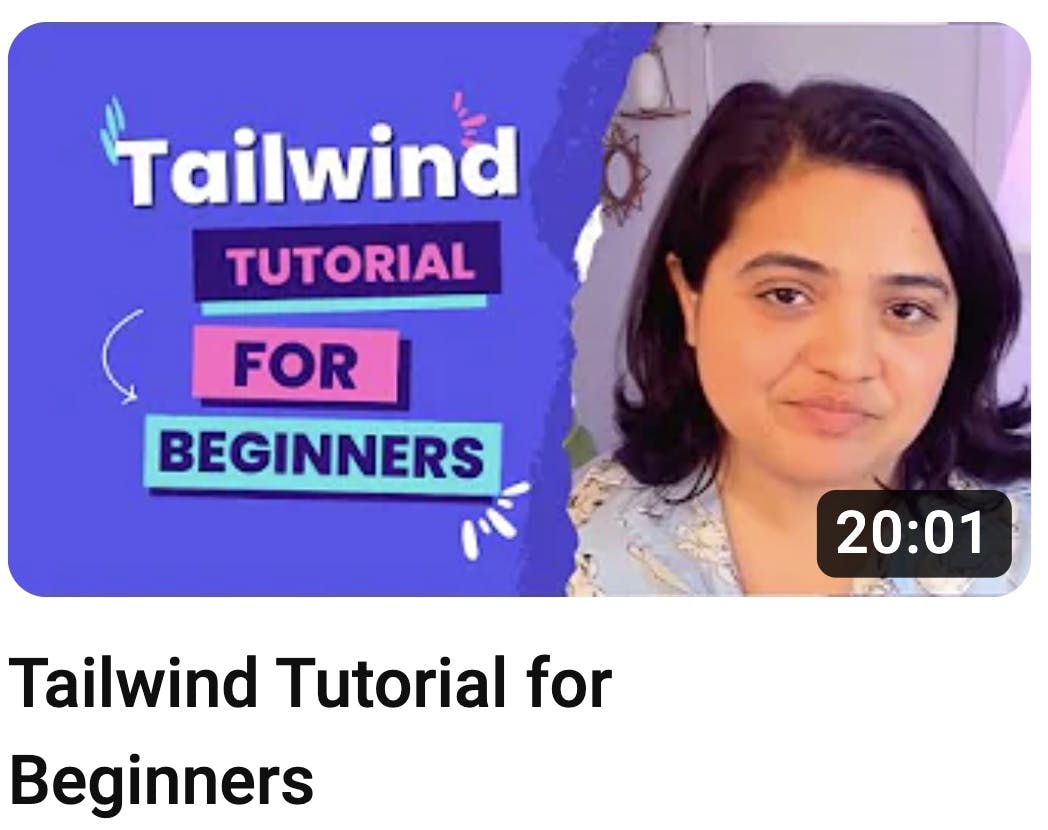 Tailwind tutorial for beginners
