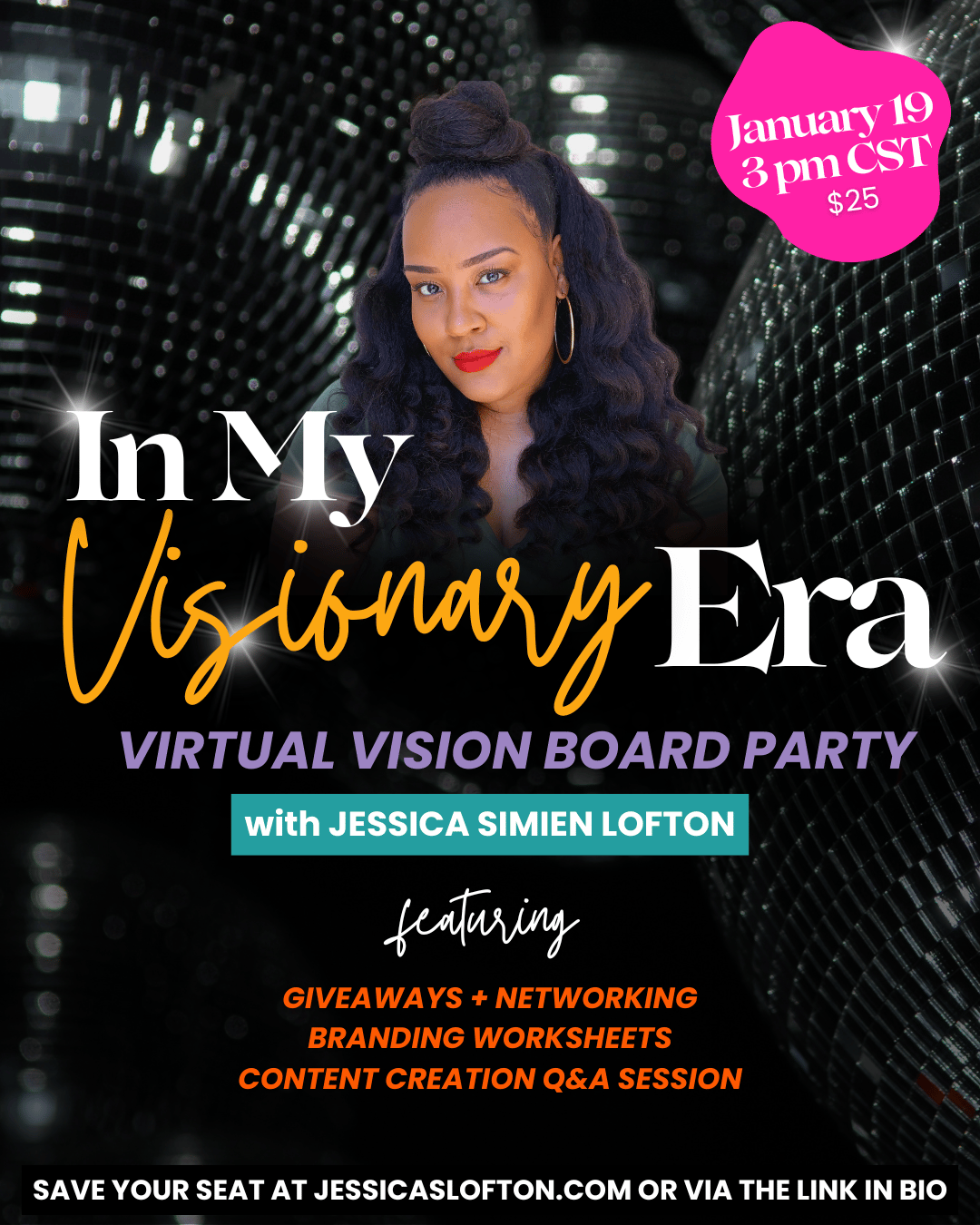 "In My Visionary Era" Virtual Vision Board Party