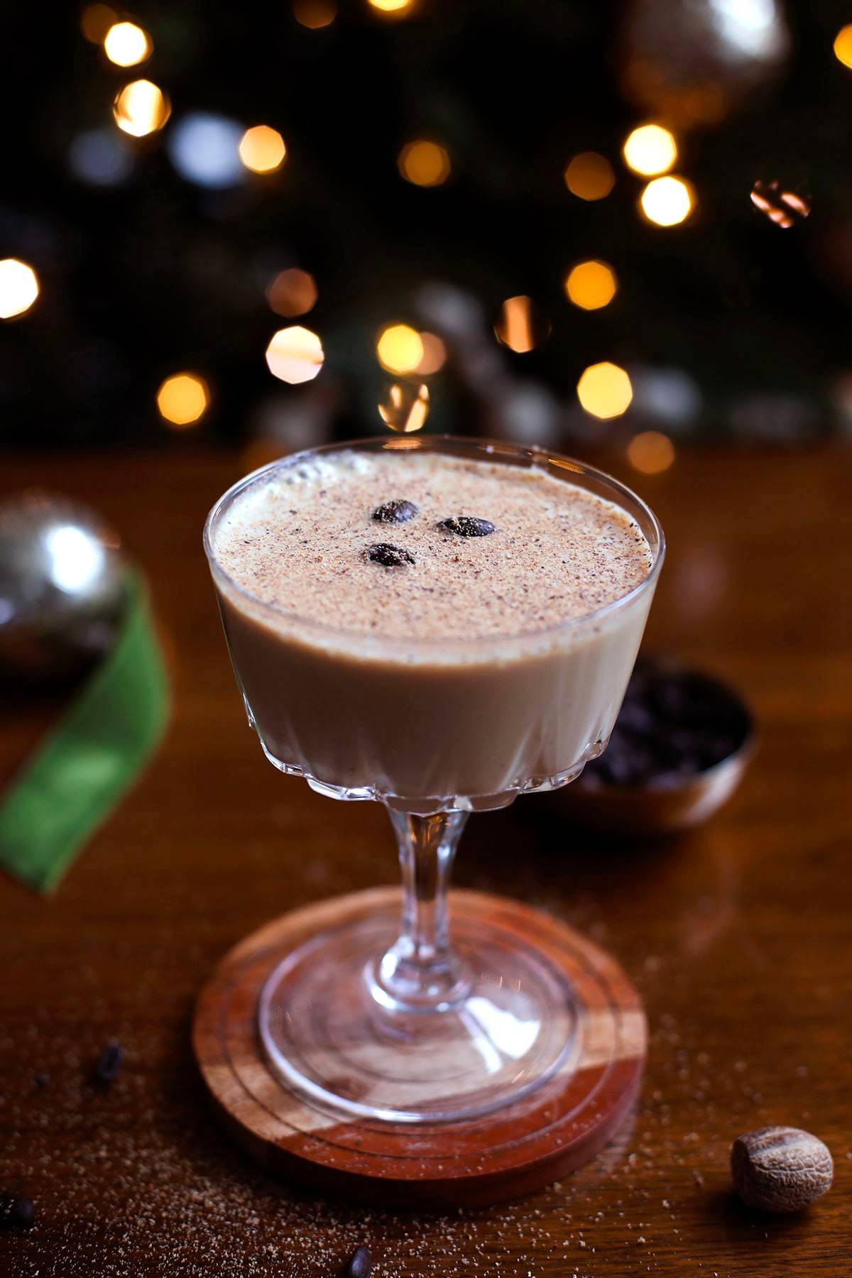 eggnog espresso martini