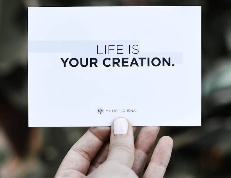 life is your creation card