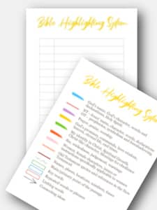 5 Step Bible Highlighting System - How To Color Code Your Bible - Karen  Hopkins Online