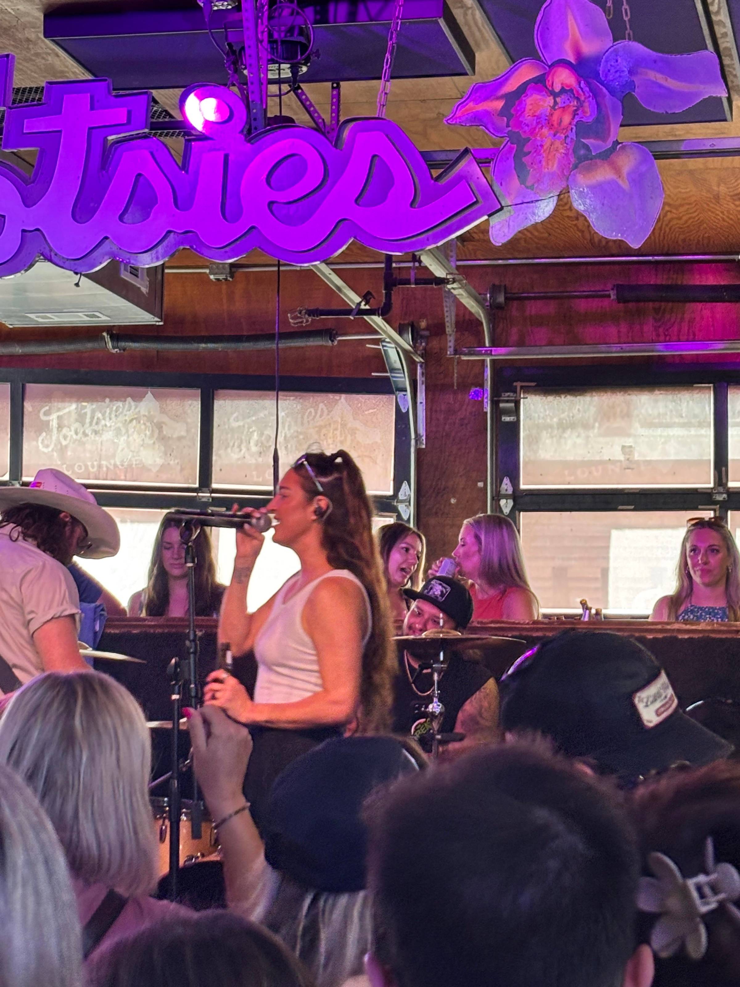 Pic from on of the singers I saw on broadway street