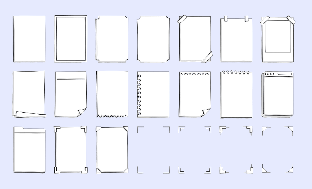 Teaser image of card deck frames and borders