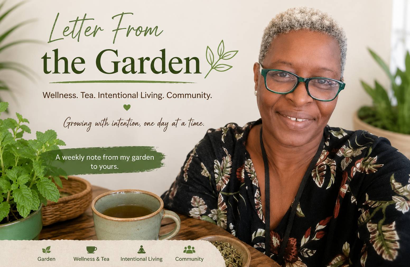 Letter from the garden - wellness and tea - newsletter