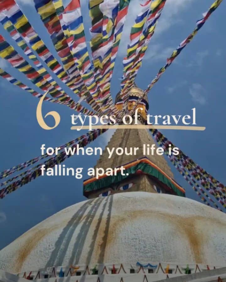Most people travel to escape. The ones who come back different travelled with a reason.

When your life is falling apart, the type of trip matters less than what you're actually going for.

Which one of these is calling you right now? ✨️

#transformationaltravel #solotravel #gapyear #fedeinflow