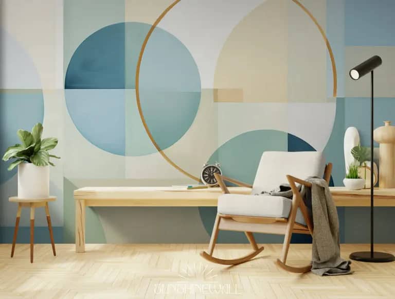 papier peint géométrique