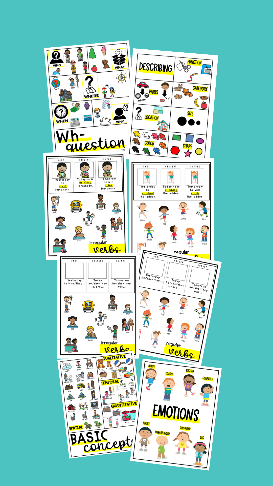 FREE NO PREP LANGUAGE VISUALS