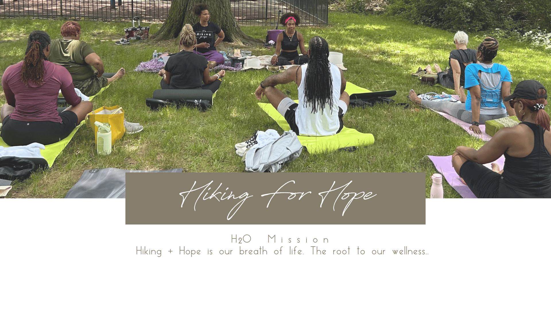 Hiking For Hope 2023 Yoga and Sound Bowl Healing Session