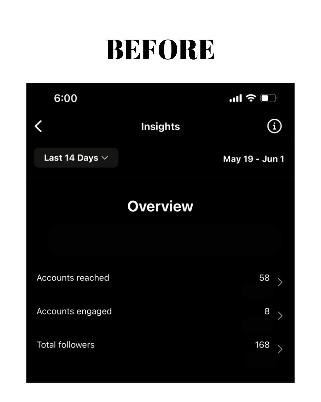 instagram insights for reach, engagement, and following