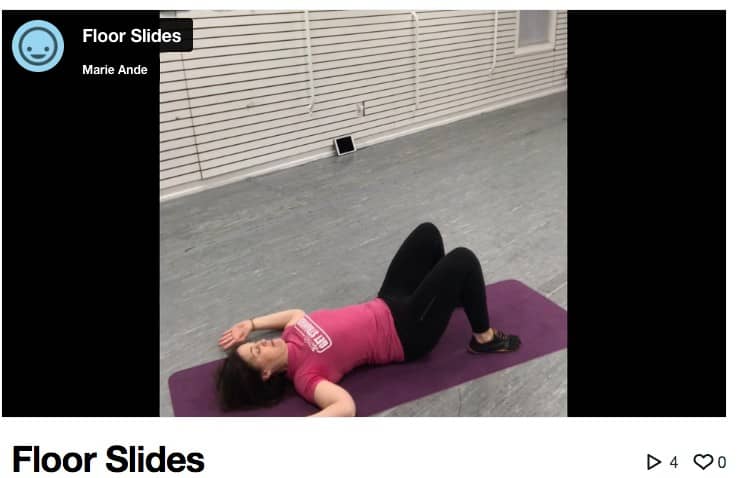 Floor slides
