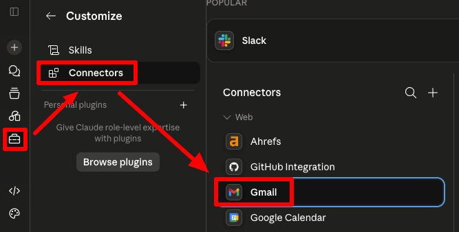 Image Showing How To Set Up Connectors In Claude