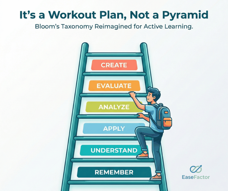 The Exercise Design Matrix - training all six cognitive levels like gym stations