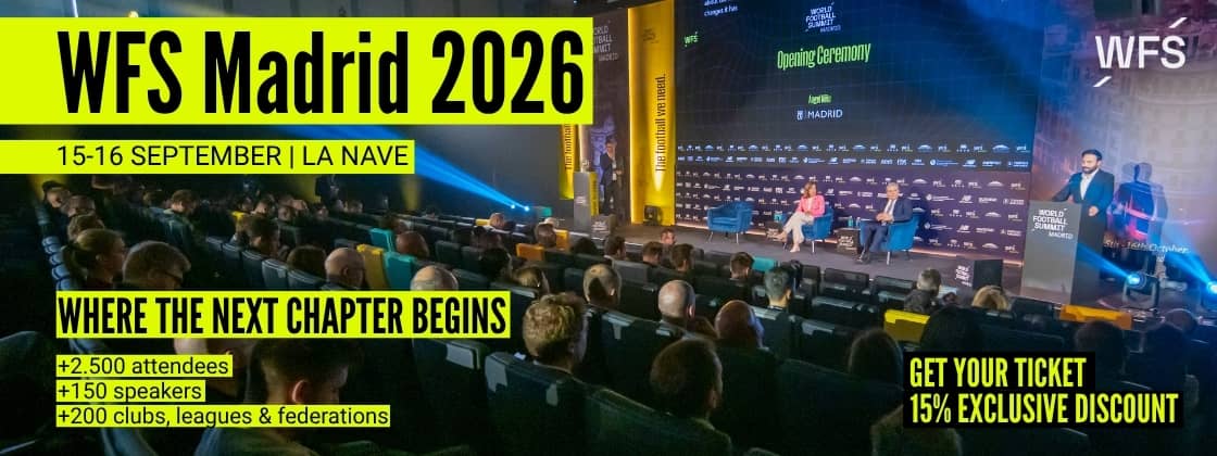 World Football Summit Madrid 2026 — 15% subscriber discount
