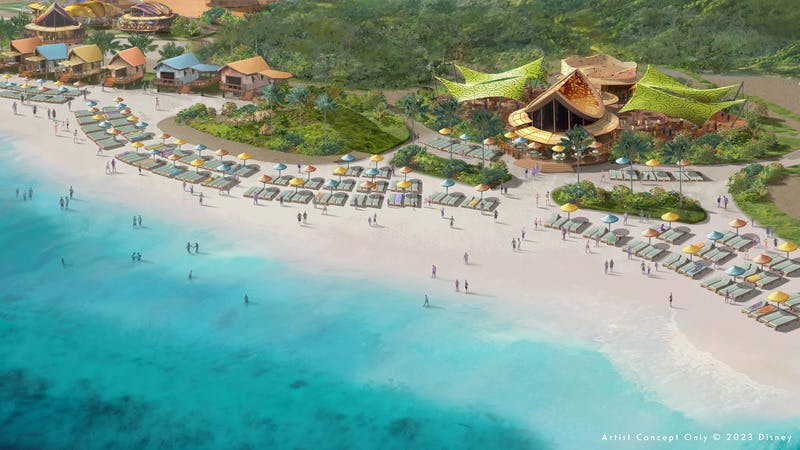 The new Disney cruise private island