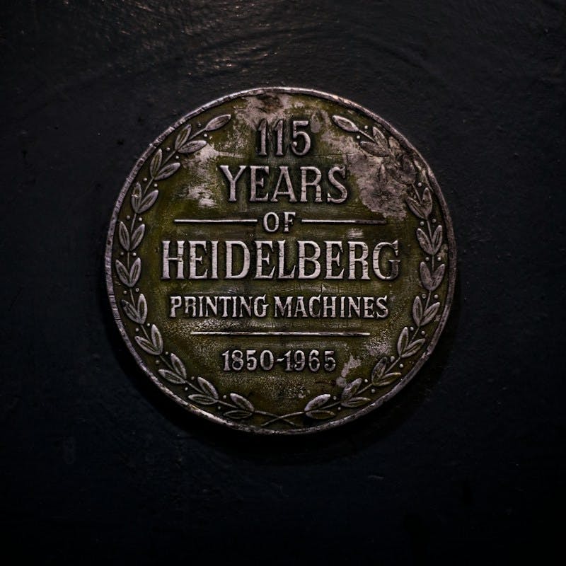 115 years of heidelberg coin