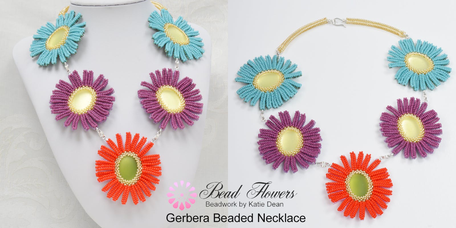 Gerbera Beaded Necklace Class