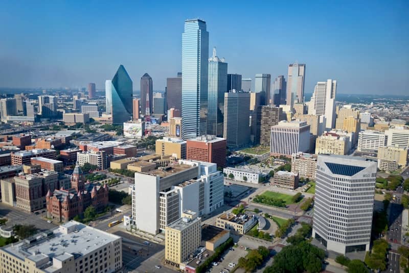 aerial view photography of city skyline