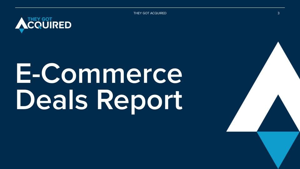 E-Commerce Deals Report
