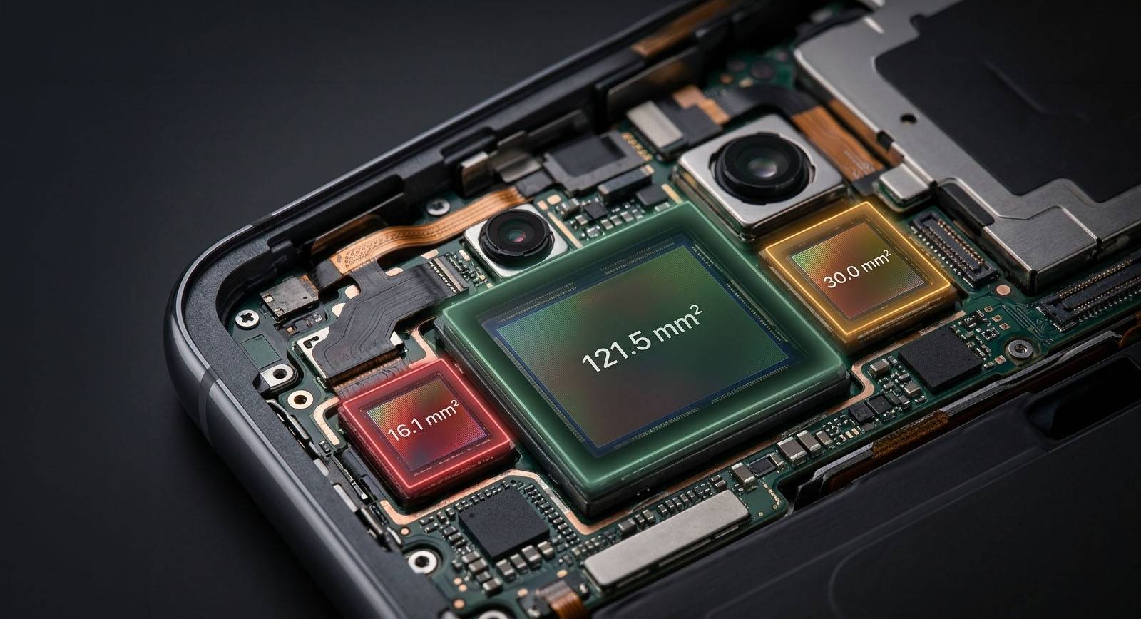 sensorformaten van smartphones