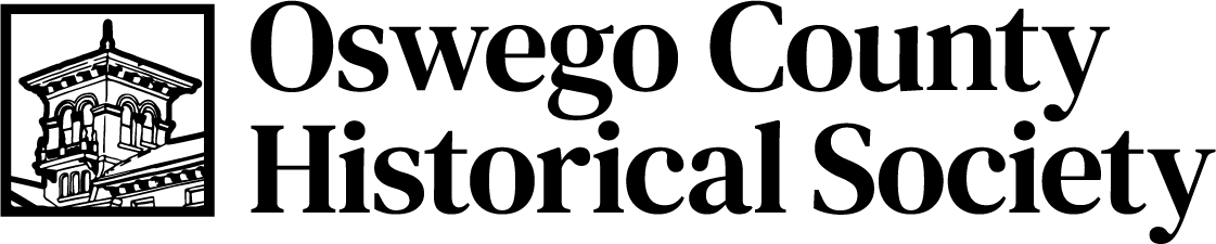 Oswego County Historical Society logo in black.