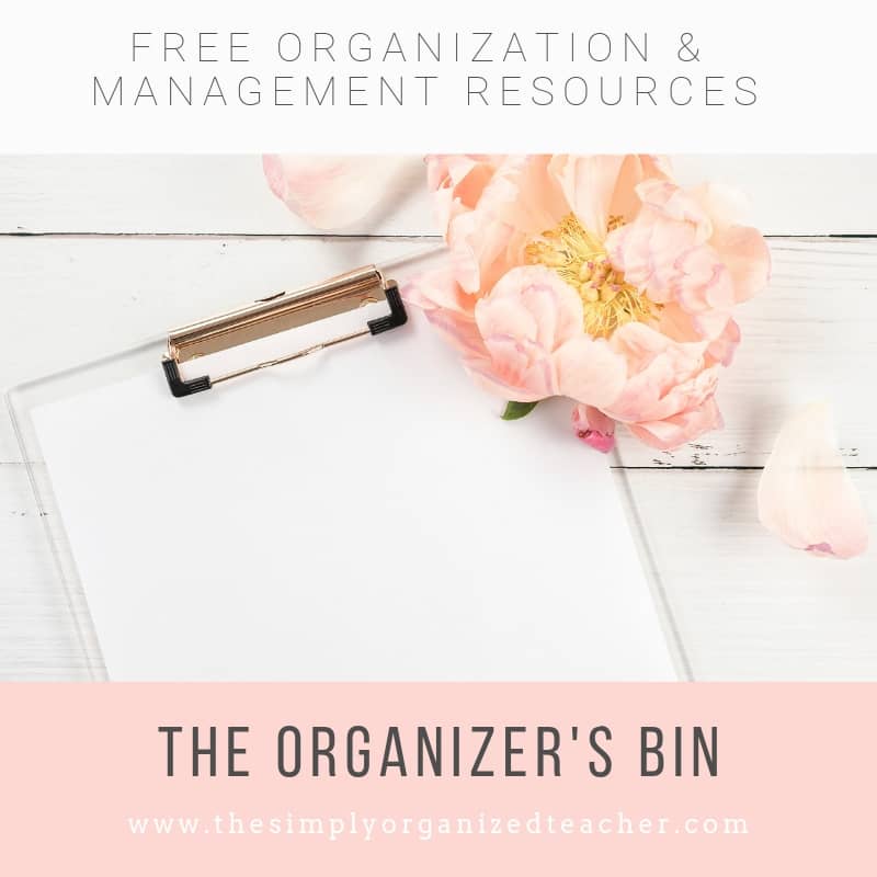 The Simply Organized Classroom Ebook