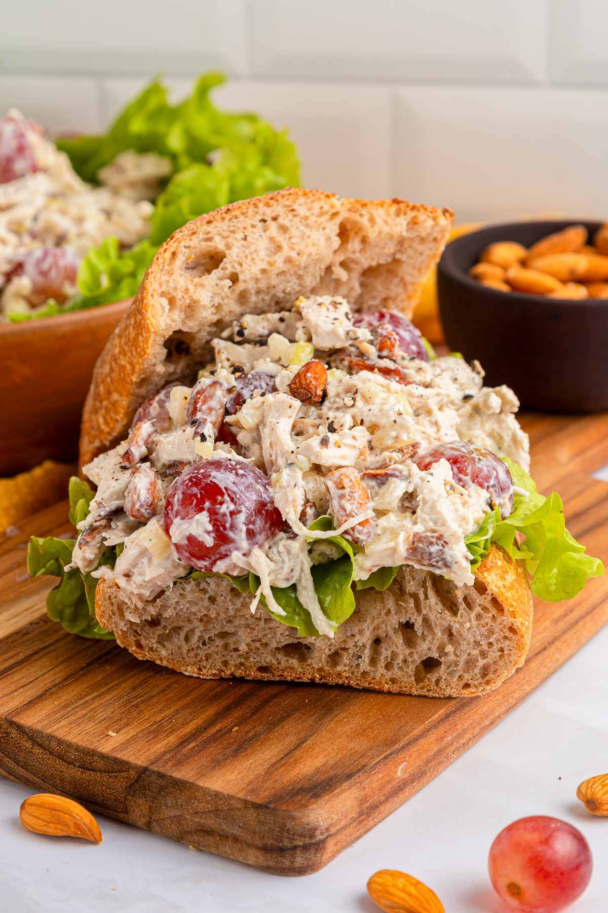 Chicken Salad with Grapes.