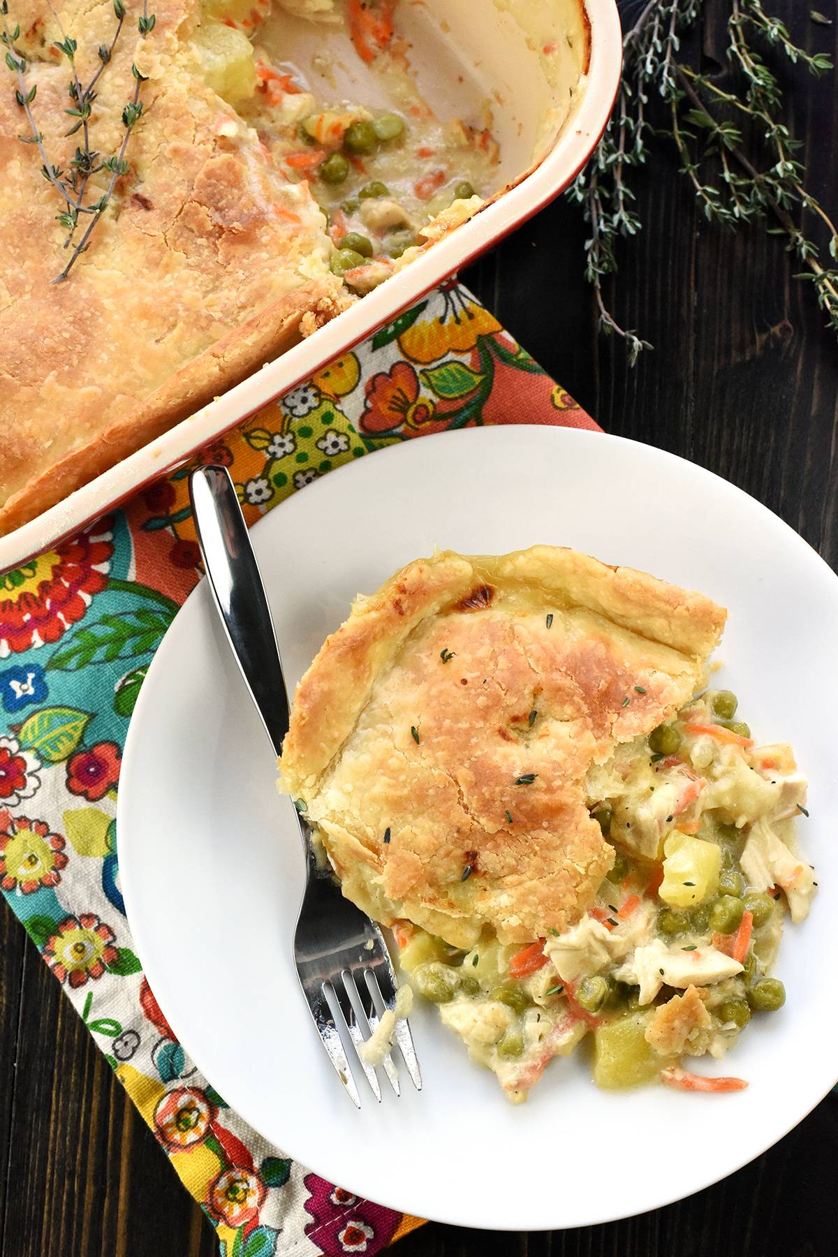 Chicken pot pie.