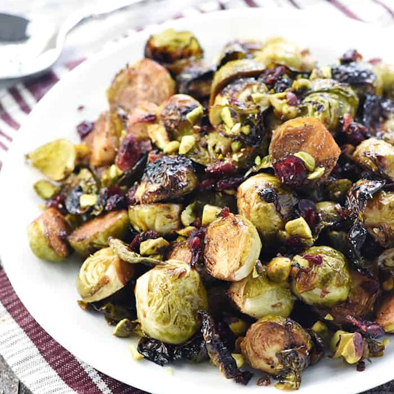 Balsamic Roasted Brussels Sprouts