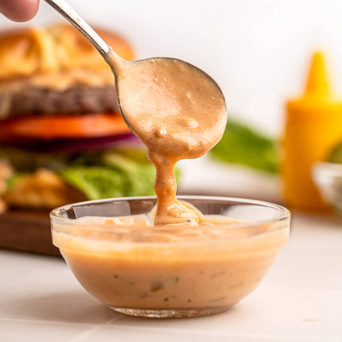 Burger sauce.
