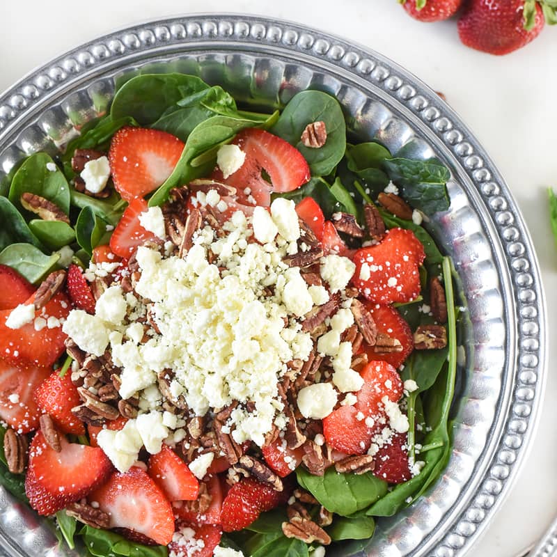 Strawberry Spinach Salad