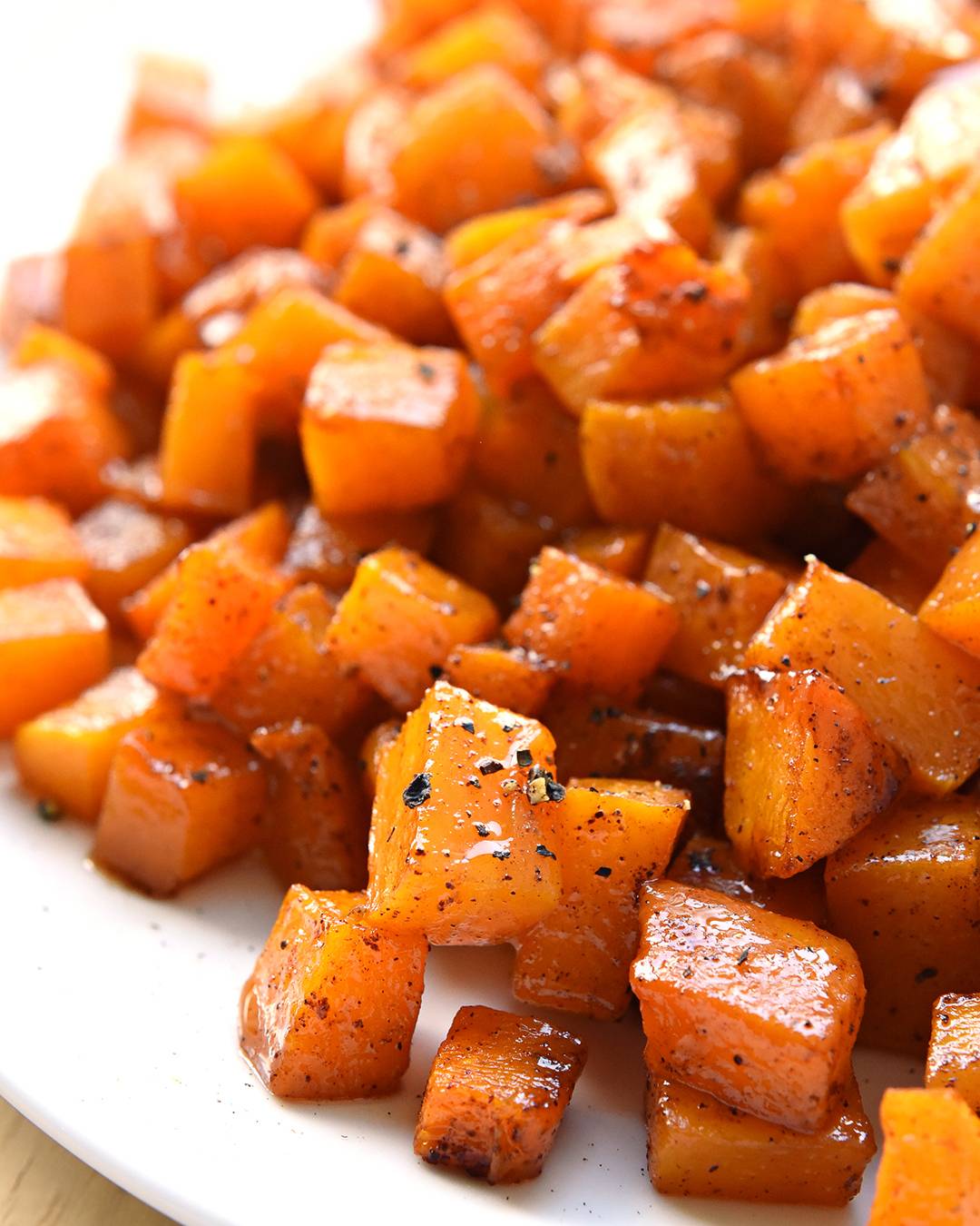 Roasted butternut squash.