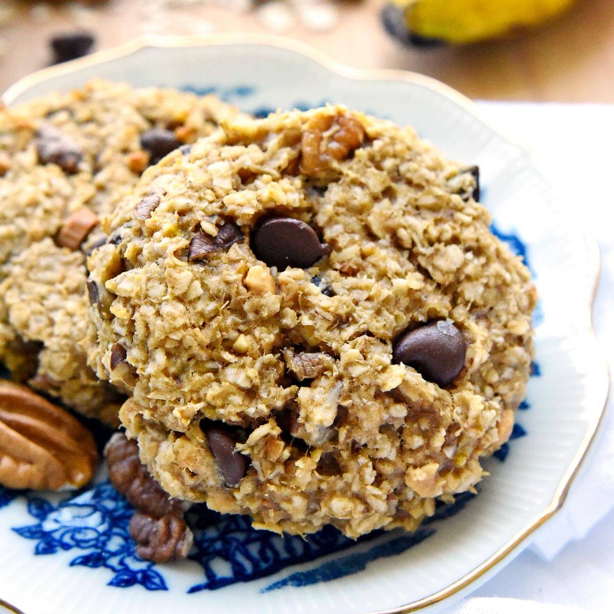 Banana Breakfast Cookies.