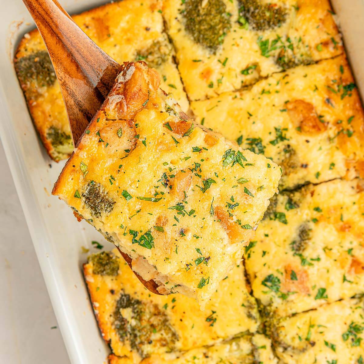 Chicken broccoli bake.