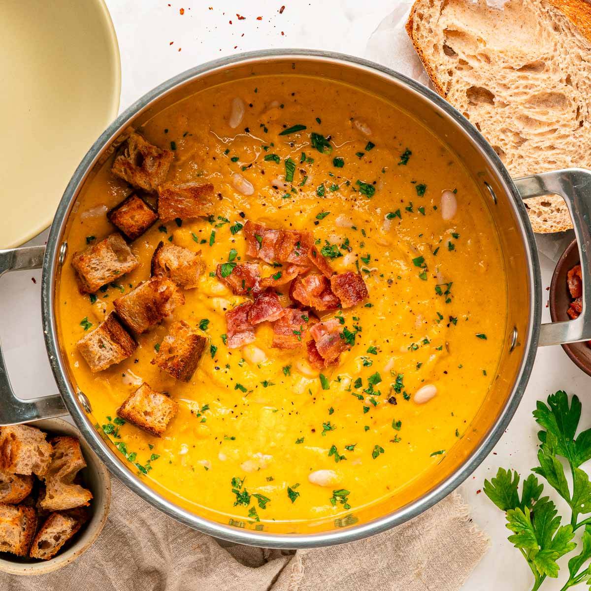 Tuscan White Bean Soup.