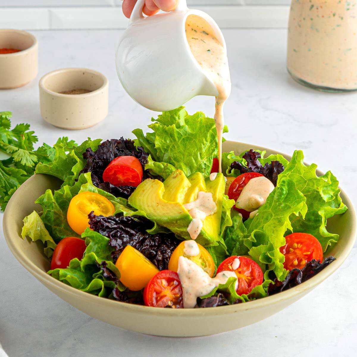 Chipotle ranch dressing.