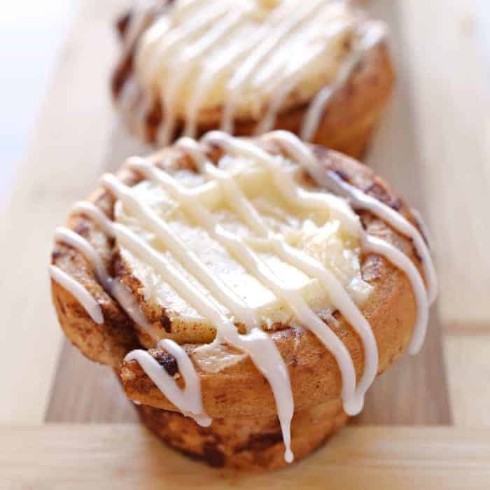 Cream Cheese Filled Cinnamon Roll Cups